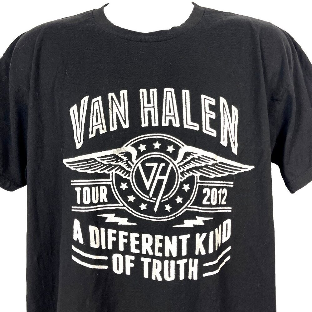 Van Halen Tour 2012 Mens T-Shirt size XL Different Kind of Truth USA Concert - Picture 4 of 6